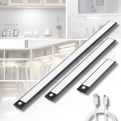 RechargeGlow LED Strips – Rechargeable Motion Sensor Lighting for Home