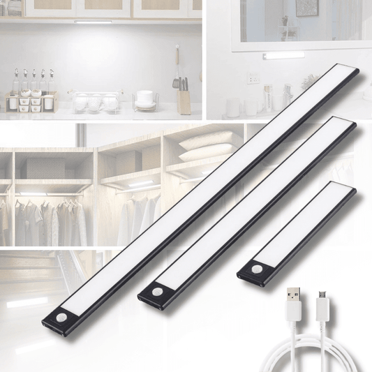 RechargeGlow LED Strips – Rechargeable Motion Sensor Lighting for Home