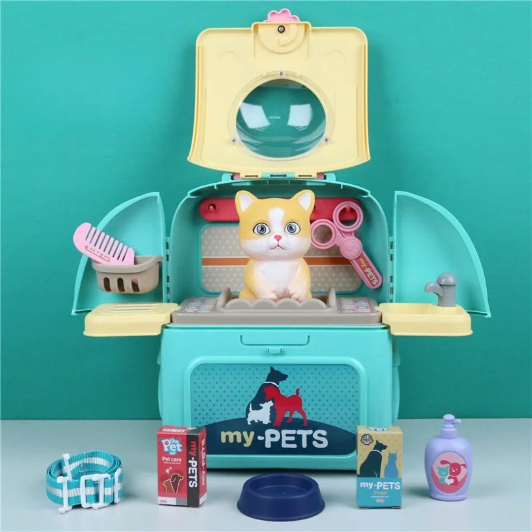 Pet Paradise - Portable Pet Grooming Kit for Kids