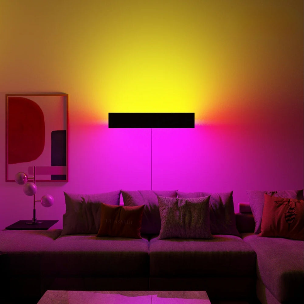 LED Wall Lamp – Minimalist Color Lamp with Remote Control