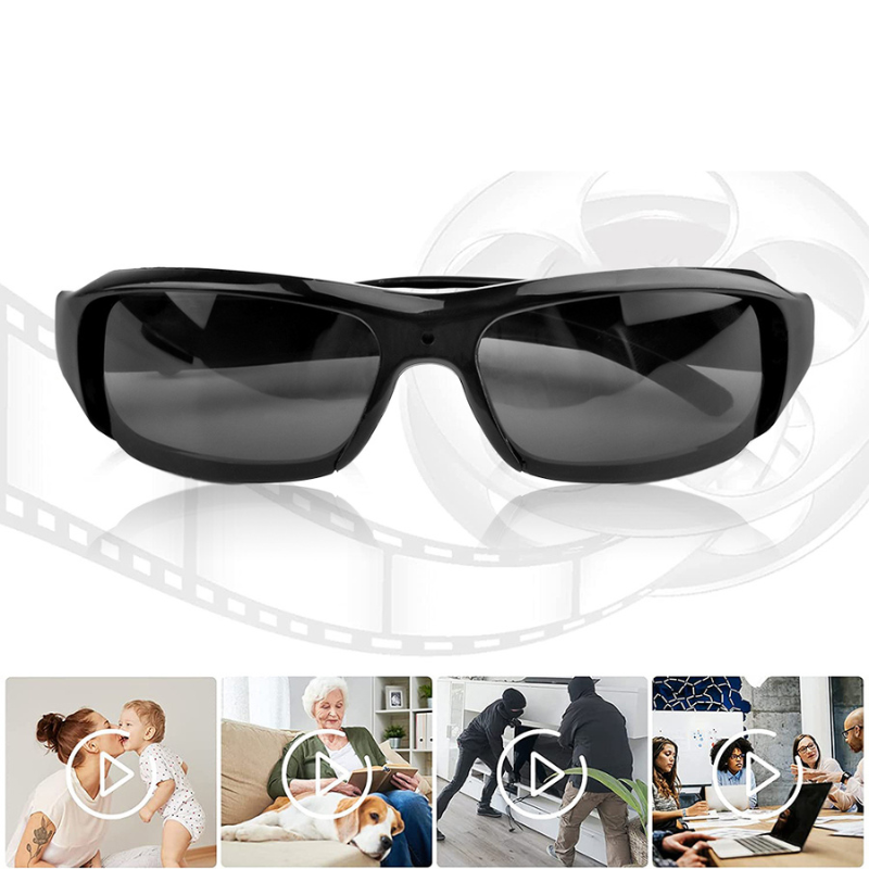AdventureVision Sunglasses - Stylish 1080P Sports Camera