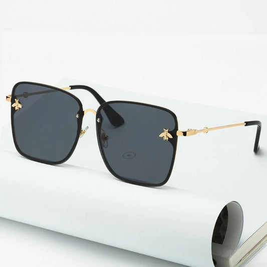 Charlotte Sunglasses - Elegant Oversized Sunglasses without Rim
