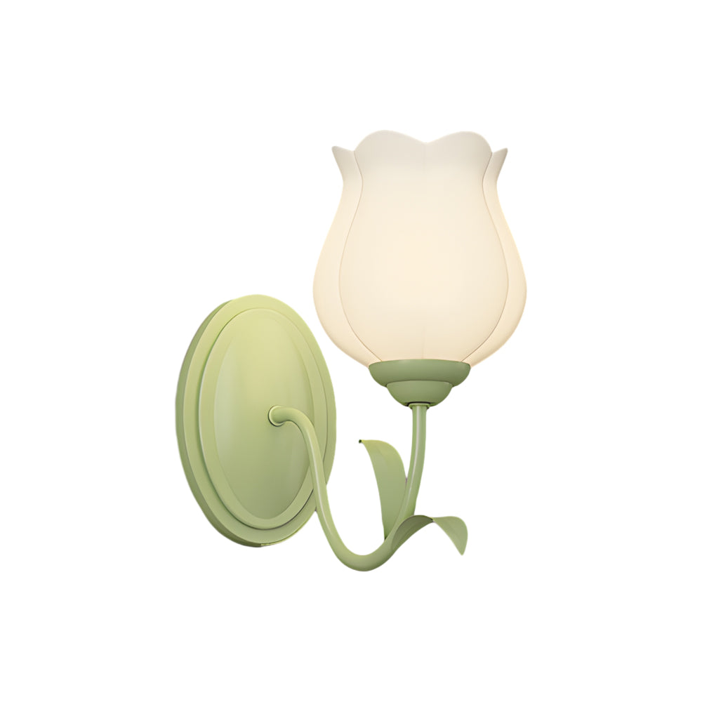 FloraGlow - 3D Glass Flower Wall Lamp for Mood Lighting