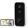 SecureHome CameraPorte - Smart 3MP Doorbell Whiteh WiFi