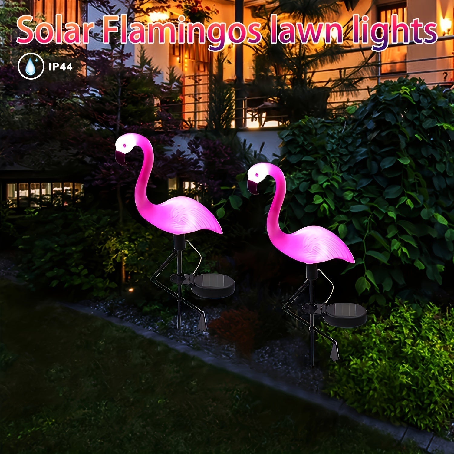 Solar Flamingo Light - Elegant Solar-Powered Flamingo Garden Lamp