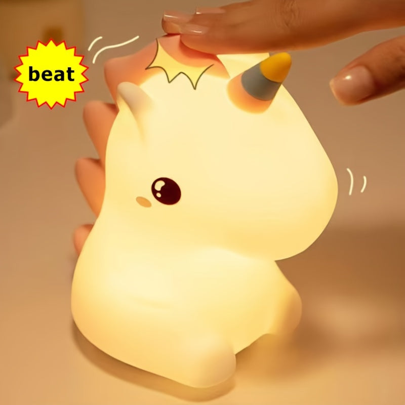 UnicornGlow Night Light - Colorful LED Lamp with Protection