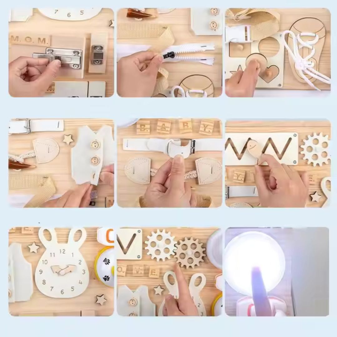 WoodPlay Board – Educational Play Board for Creativity