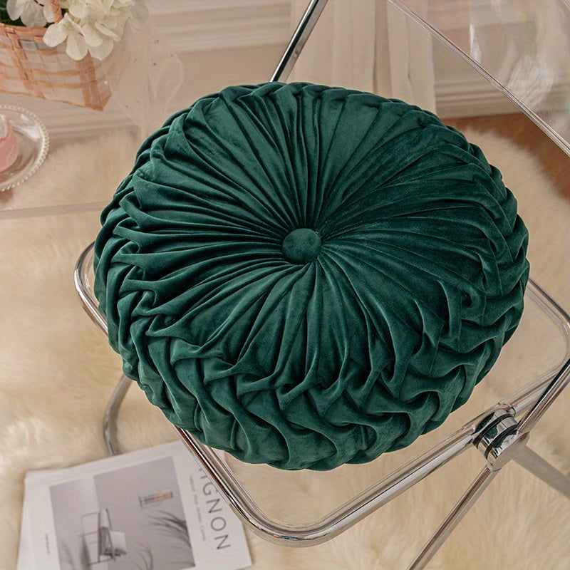 Velvet Pumpkin Cushion - Luxury Plush Cushion for Comfort