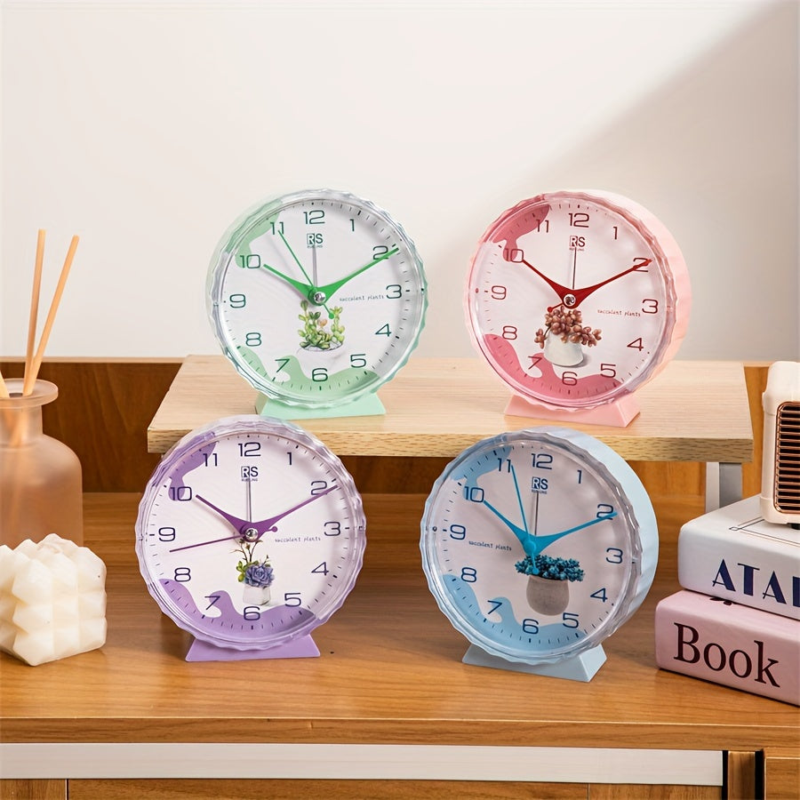 FloraTime Clock - Elegant Flower Grower with Alarm