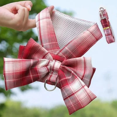 Aurélien Harnais – Stylish Dog Harness with Bow