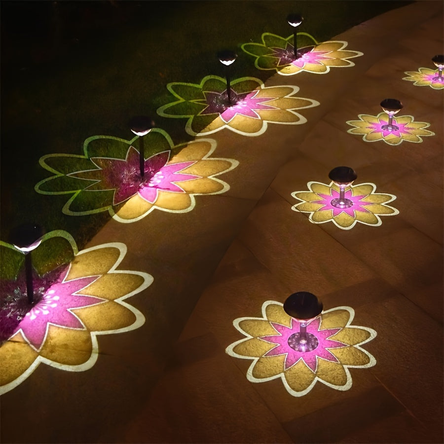 SolarBloom Light – Solar Table Lamp with Flower Glow