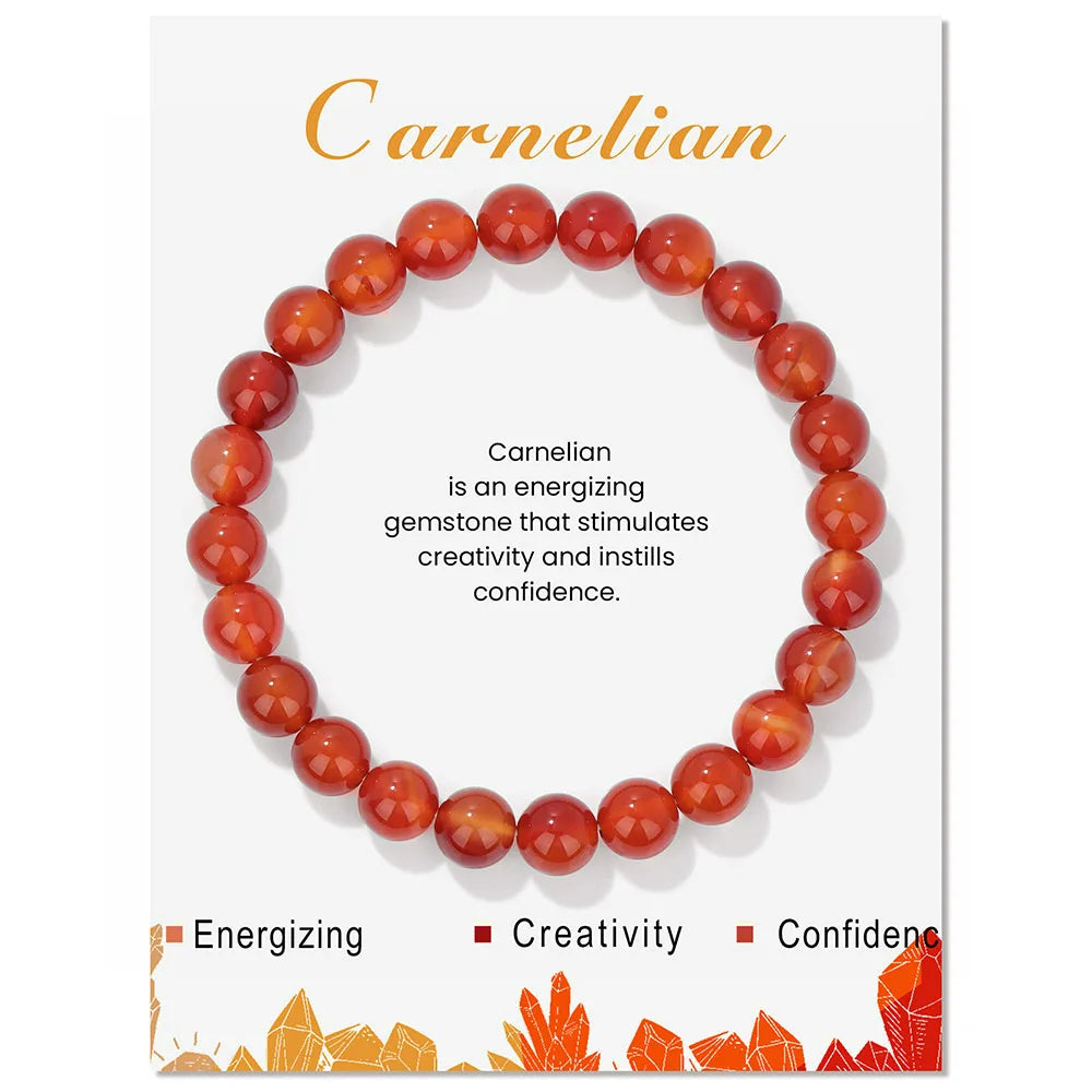 Aria: Natural Crystal Bracelet for Healing Energy