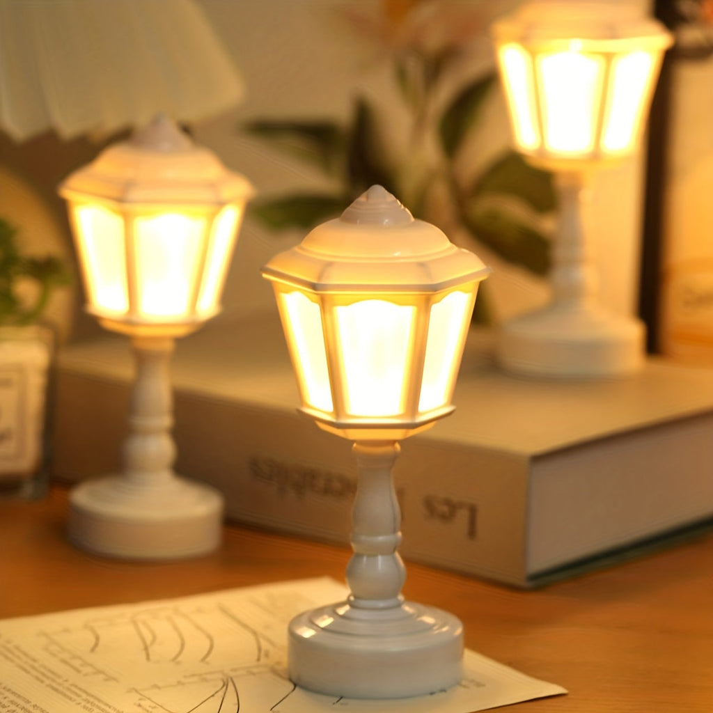 RetroGlow Lamp - Compact LED Desk Lamp for Bedrooms