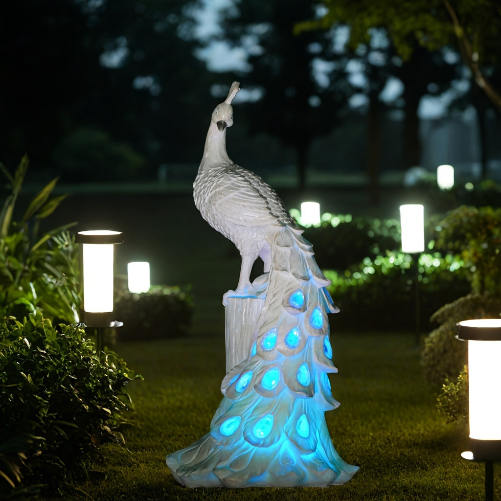 OlarPeacock – Colourful Solar Garden Stake