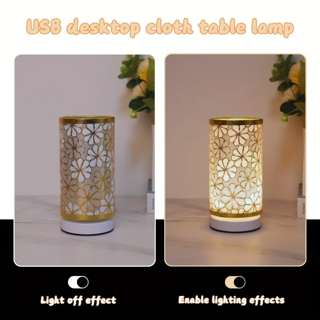ModernLight – Illuminated USB Table Lamp in Cylinder