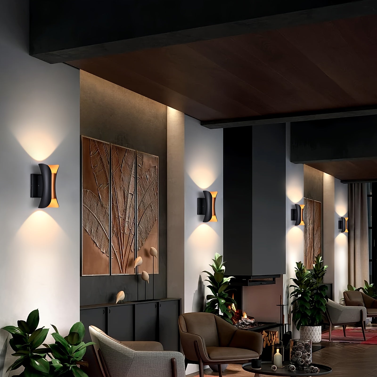 LumiWall – Sleek LED Wall Lamp for Indoor/Outdoor Use