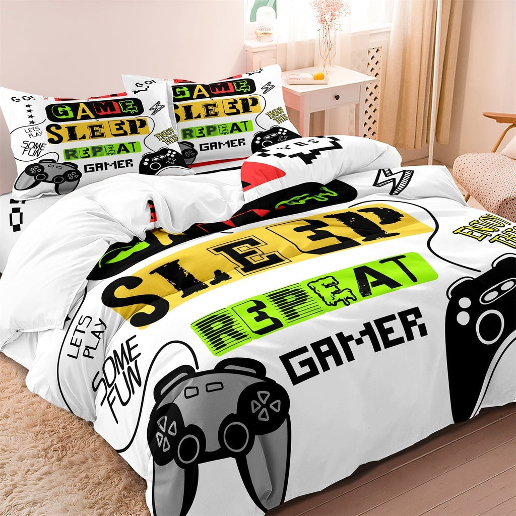 GameDreamer: Luxury Duvet Cover for Adventurous Bedrooms