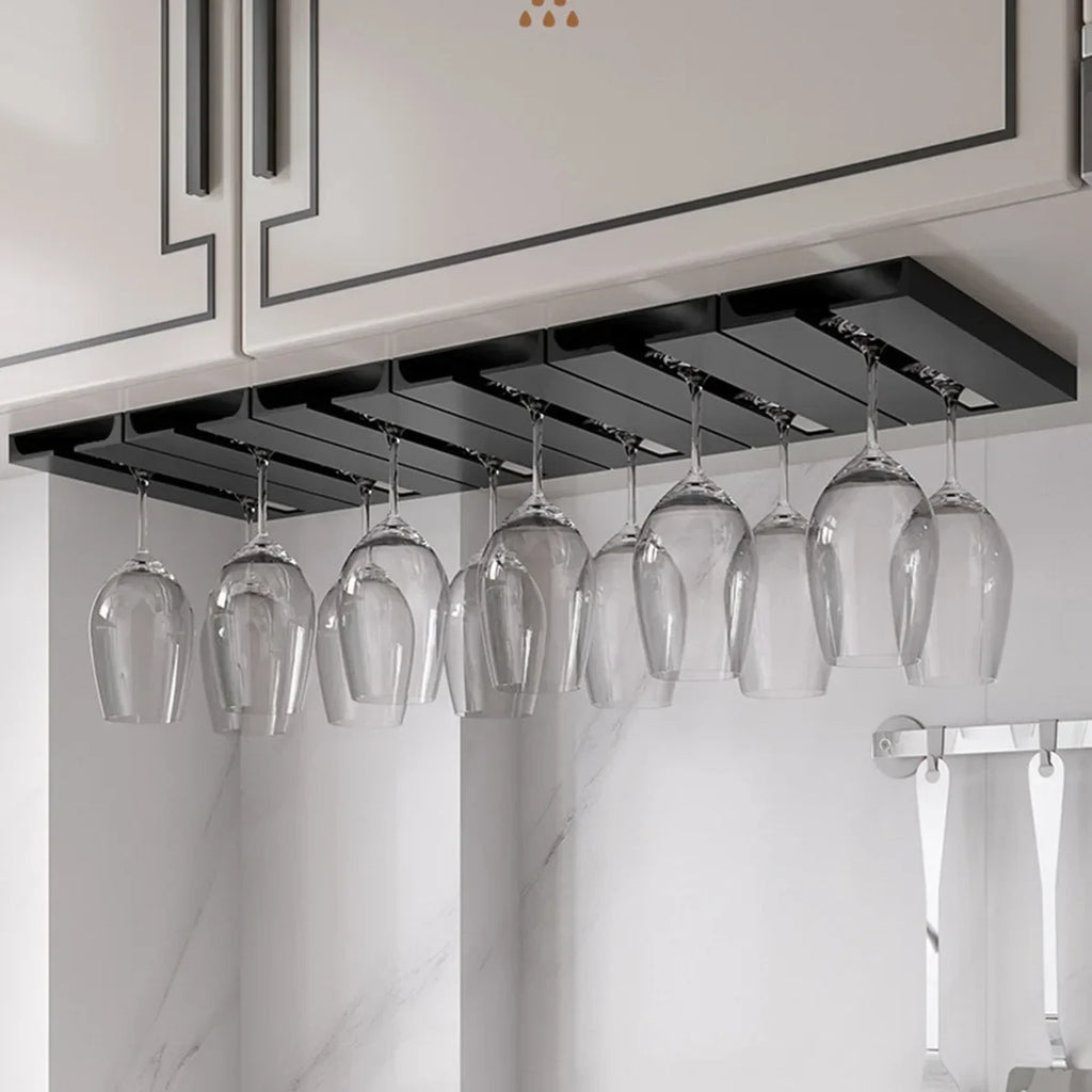 Elegant Wine Glass Rack For Stylish And Space-Saving Storage