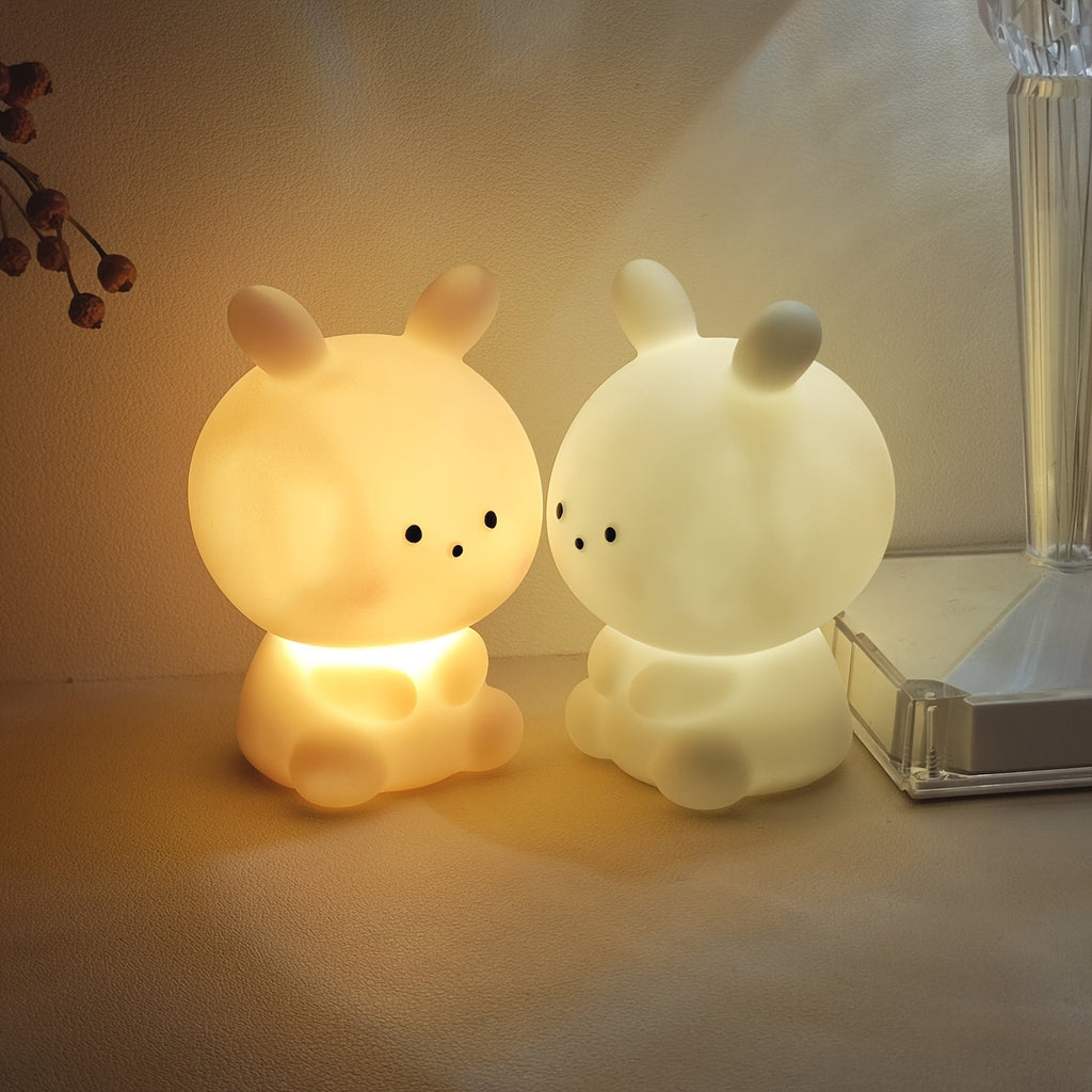 BunnyGlow – Large LED Table Lamp with Battery & Anime Style