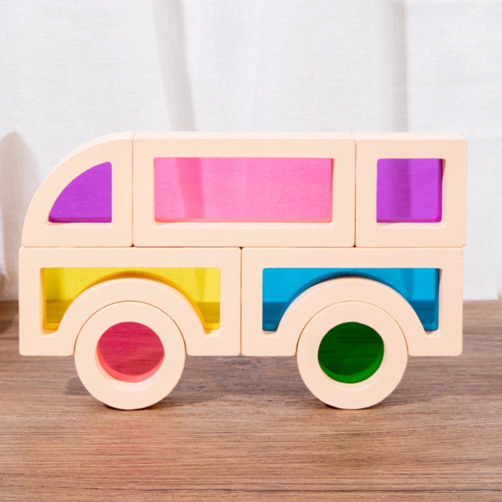 CreativeBlocks – Colorful Wooden Play Stones for Children