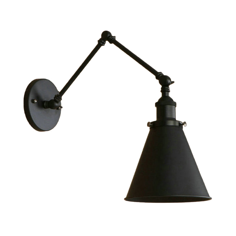IndustrialFarm – Wall Lamp in Black/Rust with Rural Style