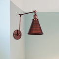 IndustrialFarm – Wall Lamp in Black/Rust with Rural Style