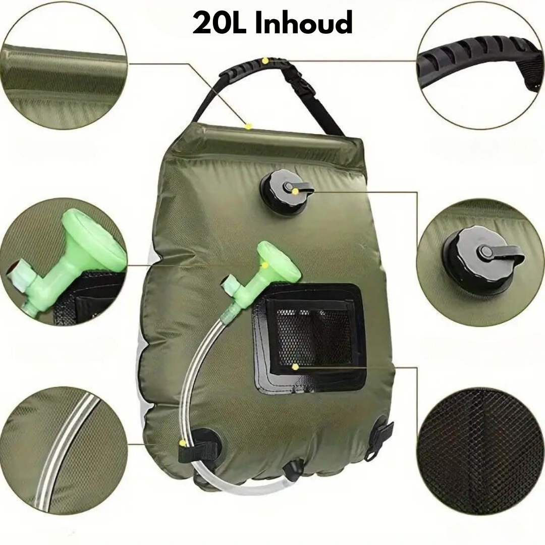 SunStream - Portable Solar Powered Camping Shower