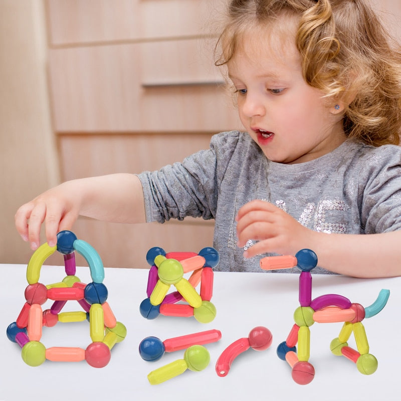 Magnetic Toy Building Set - Play for educational development