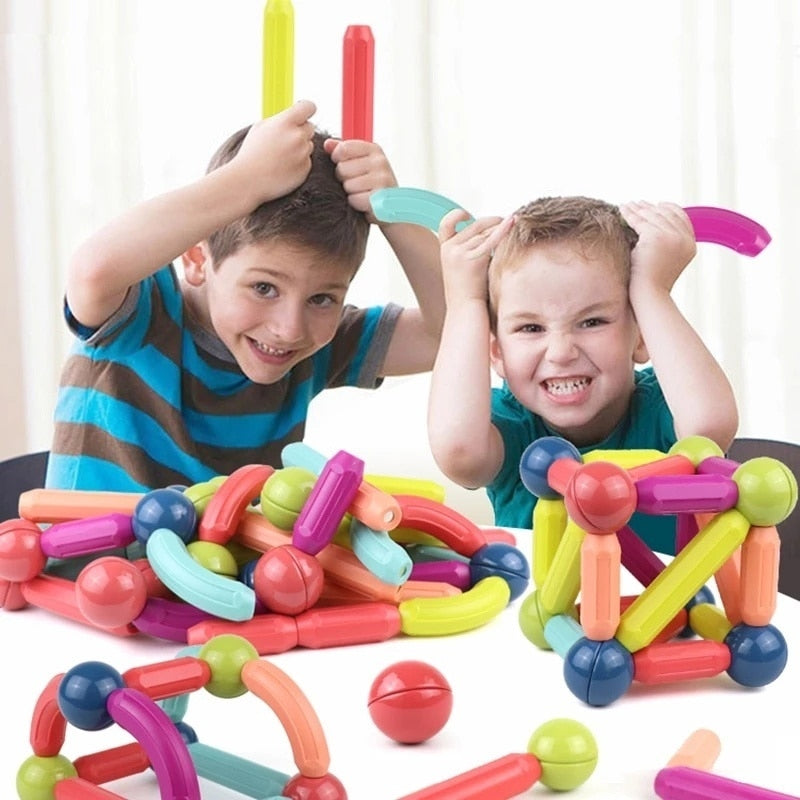 Magnetic Toy Building Set - Play for educational development