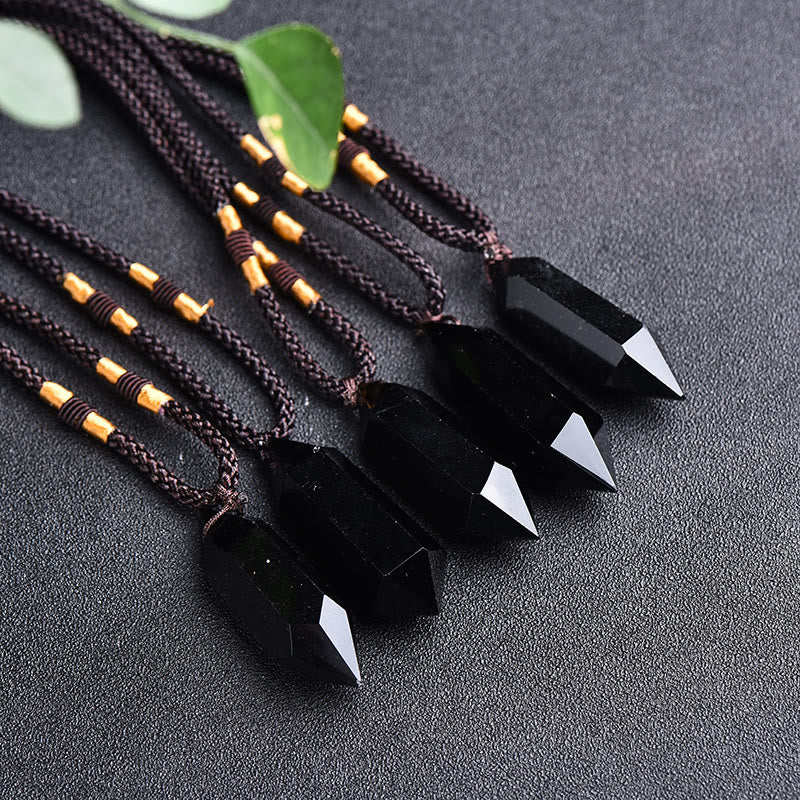 Amethyst Healing Crystal Necklace - Lyra Collection