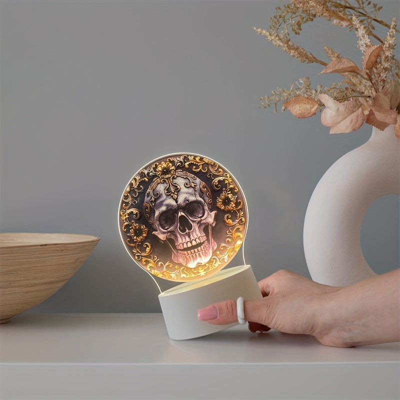LumiSkull - Colorful USB Skull Table Lamp