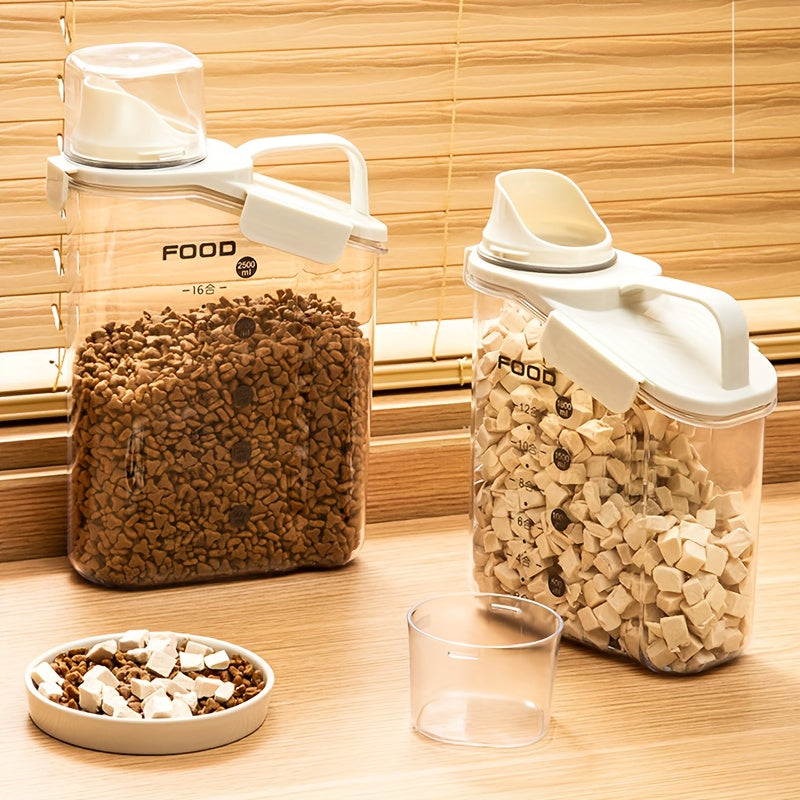 FreshBite - Modern Pet Food Container with Measuring Cup