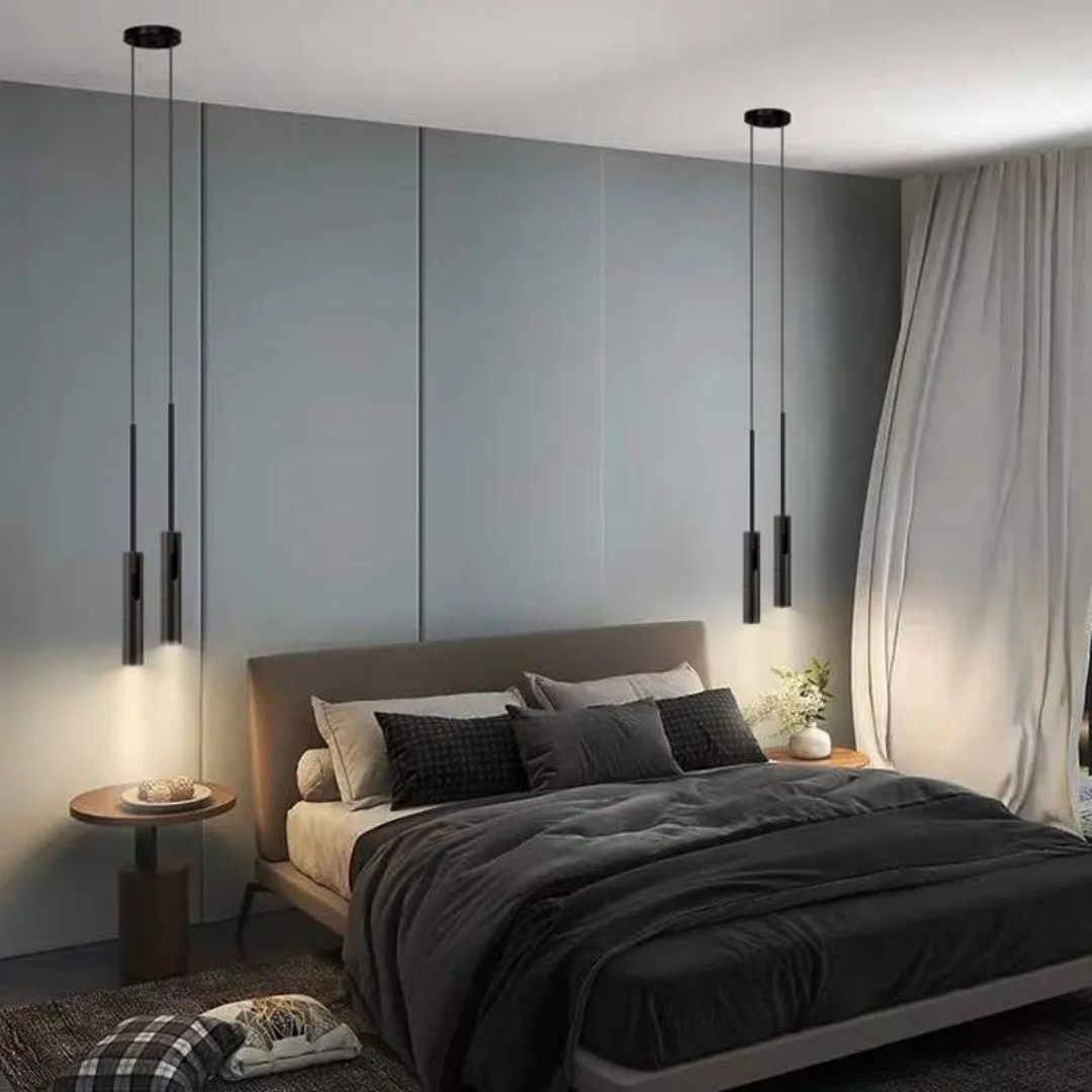 Elegant LED Pendant Light for Atmospheric Bedrooms – 15m²