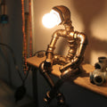 RoboShine Robot Lamp – Playful Iron Lighting for Your Home