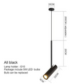 Elegant LED Pendant Light for Atmospheric Bedrooms – 15m²