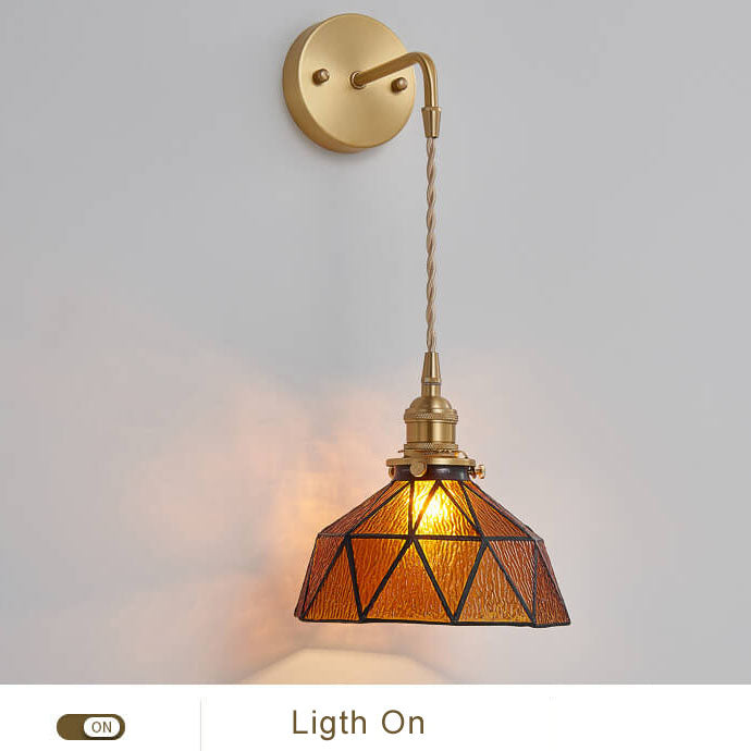 Aquarius – Elegant Wall Lamp with Water Ripple Glass