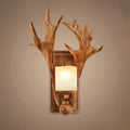 RusticAntler - Rustic Wall Lamp with Antler