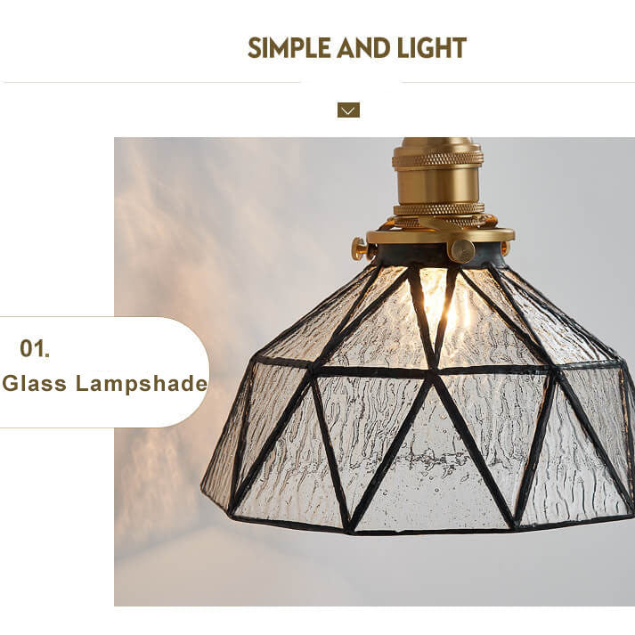 Stylish Aquarius Wall Lamp with Water Ripple Glass – Modern and Soothing