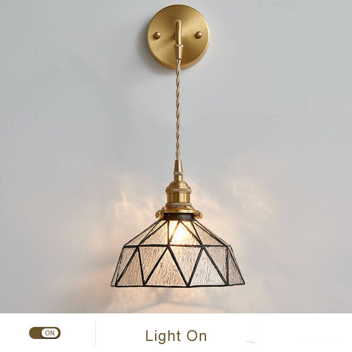 Stylish Aquarius Wall Lamp with Water Ripple Glass – Modern and Soothing