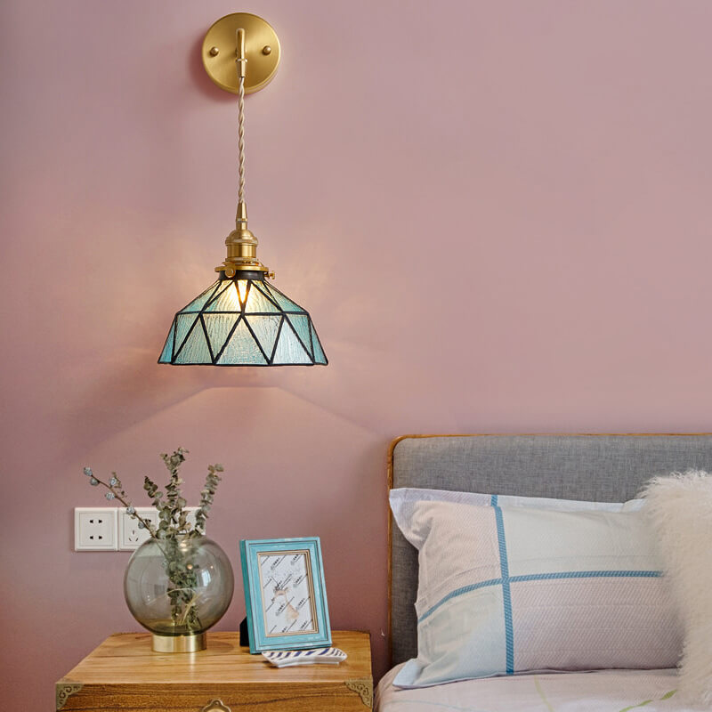 Stylish Aquarius Wall Lamp with Water Ripple Glass – Modern and Soothing
