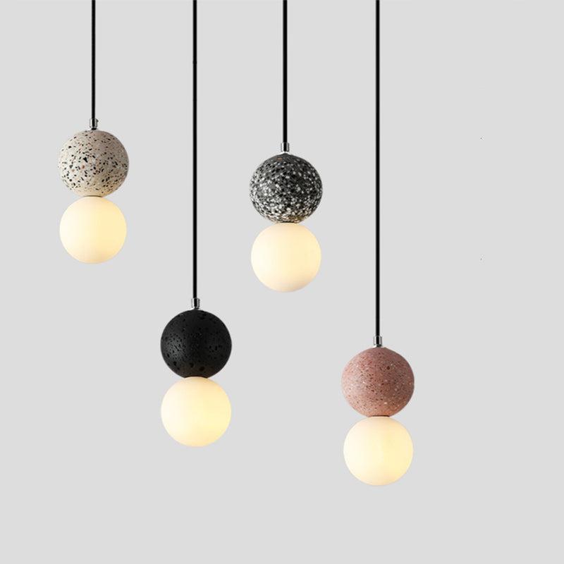 Aurora Glow - Luxury LED Pendant Light in Black/White