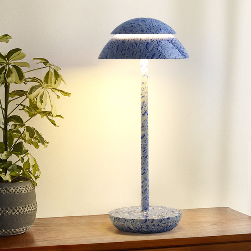 Aurelia Noire - Rechargeable Cordless Table Lamp with Integrated LED Lighting and Battery