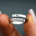 I Am Enough Ring – Elegant Jewelry for Self-Love