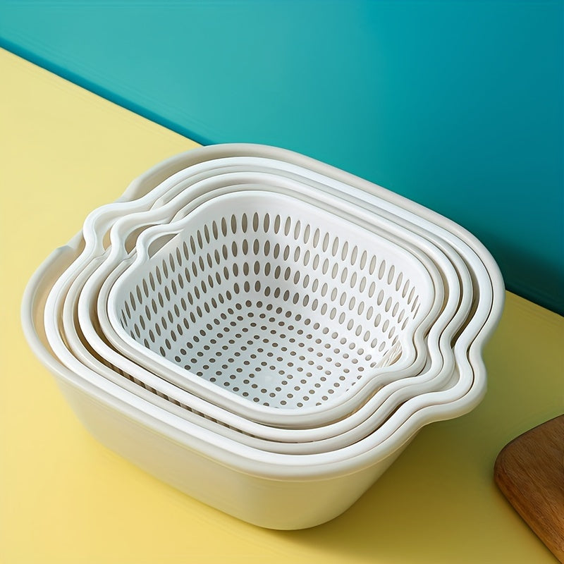 Jamera - Luxury Double-Layer Drain Strainer Set of 3