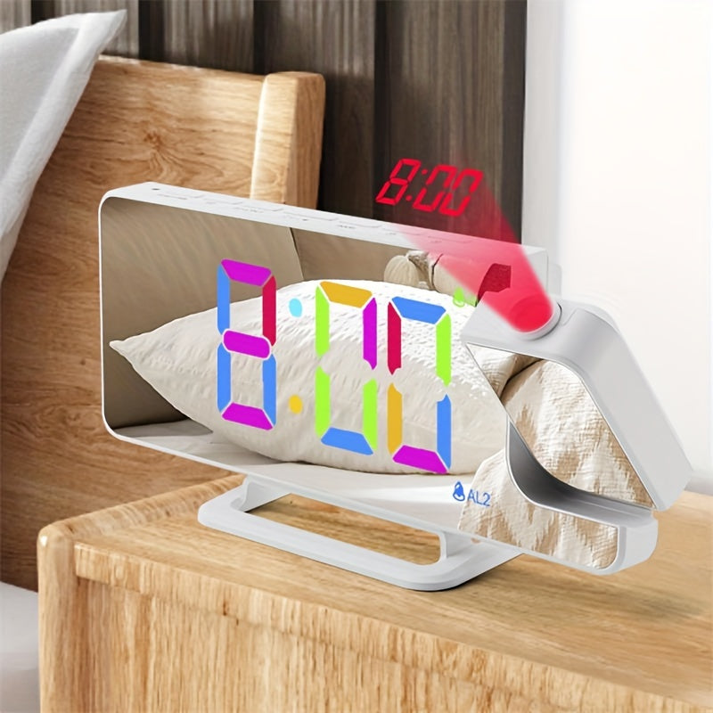 RGBProjector Clock – Colorful Dual Alarm Projector