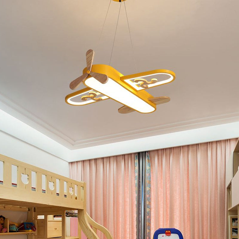 Air Lightplane - Stylish Cream Pendant Lamp for an Atmospheric Rural Interior
