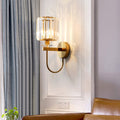 CrystalLux Elegant Wall Lamp - Luxurious Cylindrical Design for Modern Interiors