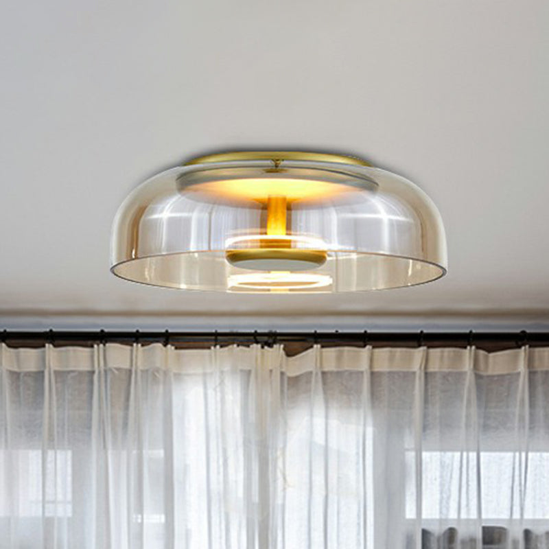 CrystalGlow Ceiling Lamp - Luxury Glass LED Lighting