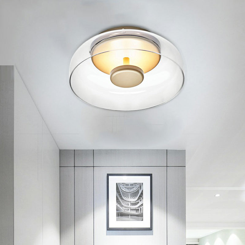 CrystalGlow Ceiling Lamp - Luxury Glass LED Lighting