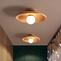 Elegant Wooden Wabi-Sabi Ceiling Lamp Whiteh LED - WoodBliss